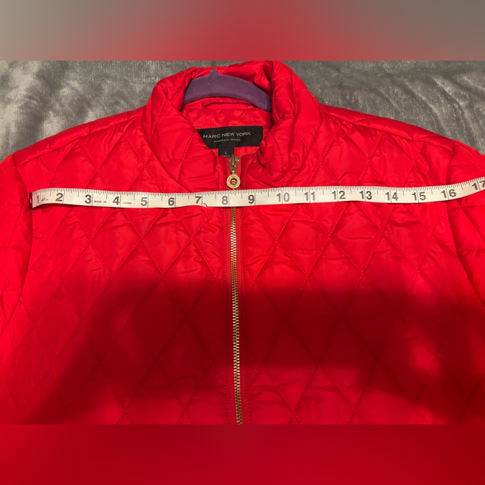 Marc New York Vibrant Red Outerwear L. - Picture 7 of 7